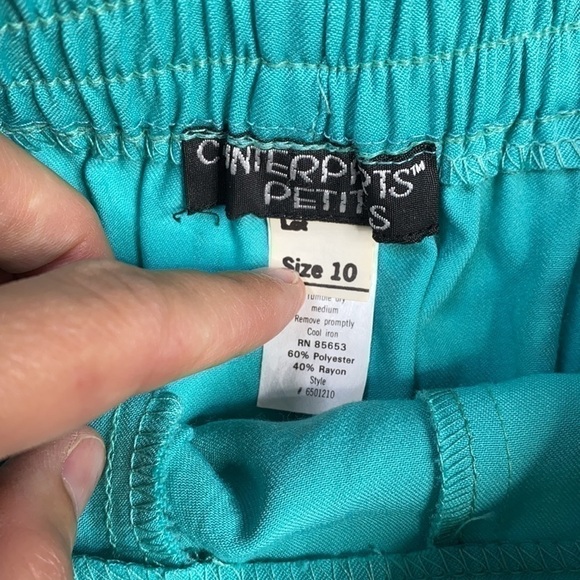 Counterparts Petites Blue Stirrup Pants/Trousers 25x28 - Picture 14 of 16